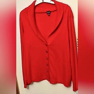 Rafaella pink cardigan, Size 1X